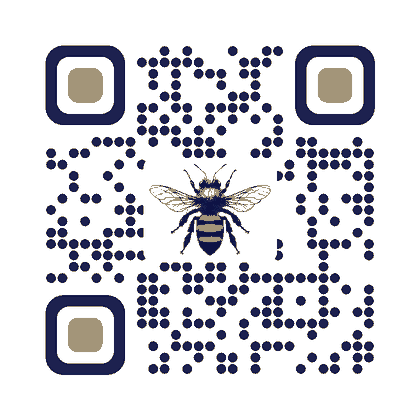 QR code renvoyant vers le site de la ruche du Gard, ruche30.org